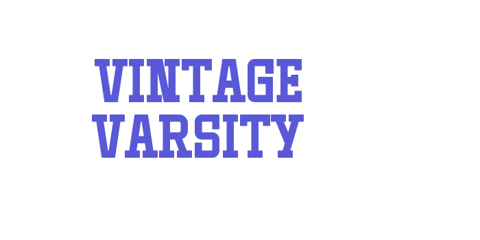 Vintage Varsity Font Download