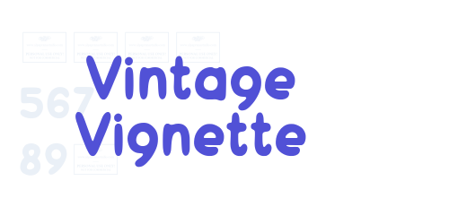 Vintage Vignette-font-download