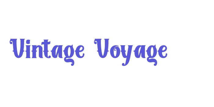 Vintage Voyage Font Download