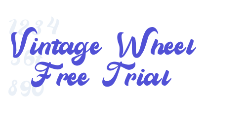 Vintage Wheel Free Trial-font-download