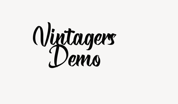 Vintagers Demo Font