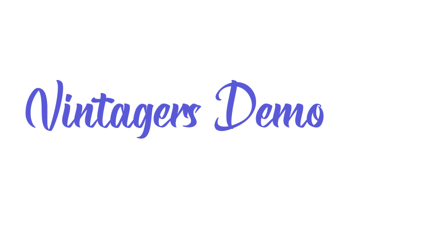 Vintagers Demo Font Download