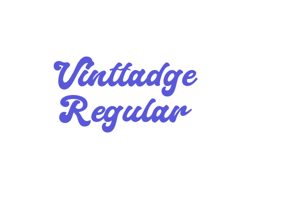 Vinttadge Regular Font