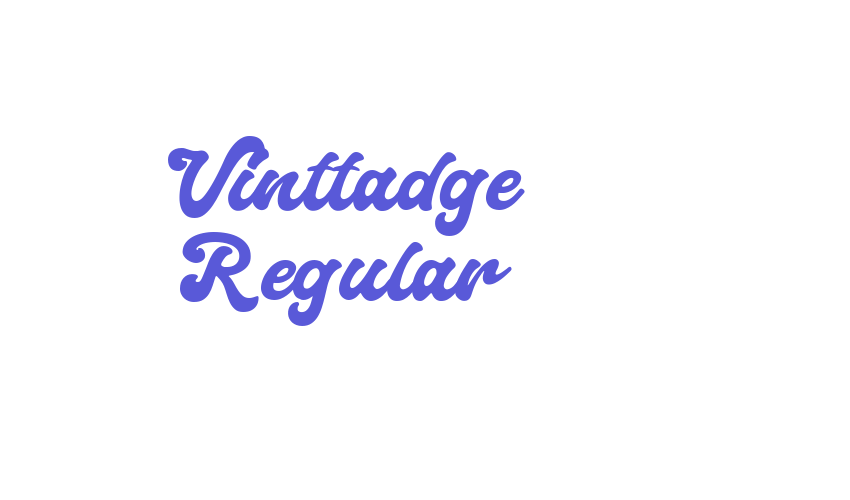 Vinttadge Regular Font