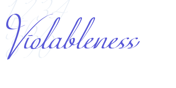 Violableness font free