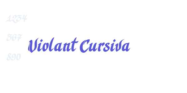 Violant Cursiva font free