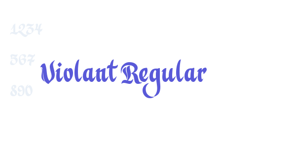 Violant Regular font free