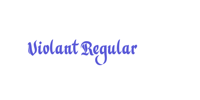 Violant Regular Font Download