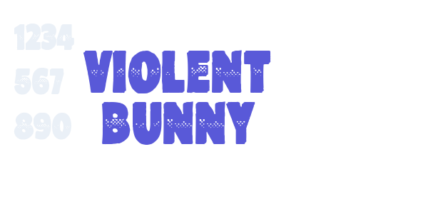 Violent Bunny font free