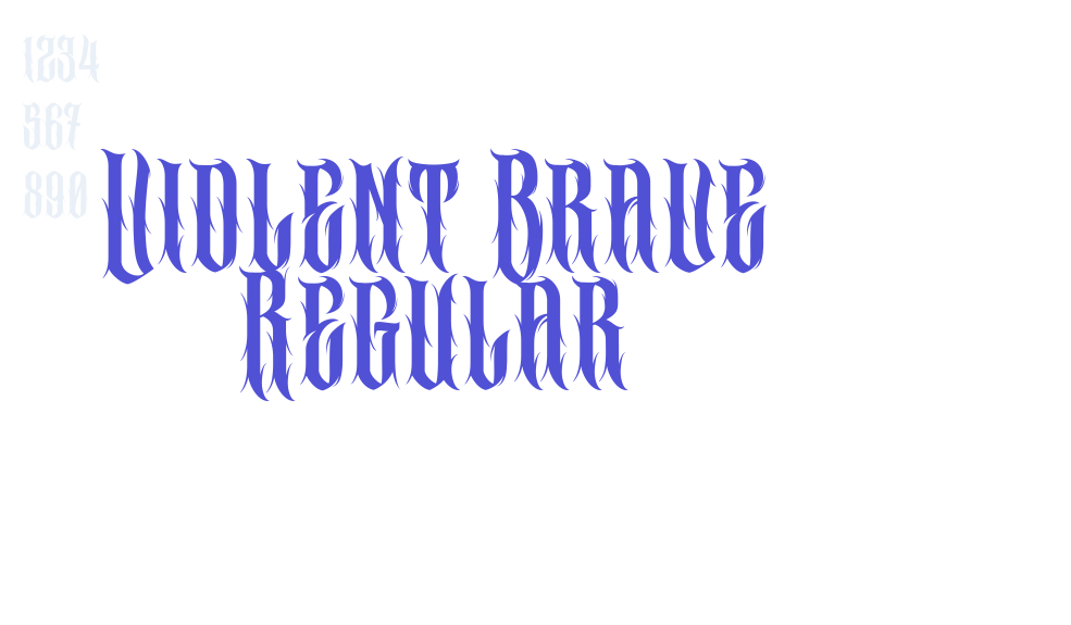 Violent Brave Regular-font-download