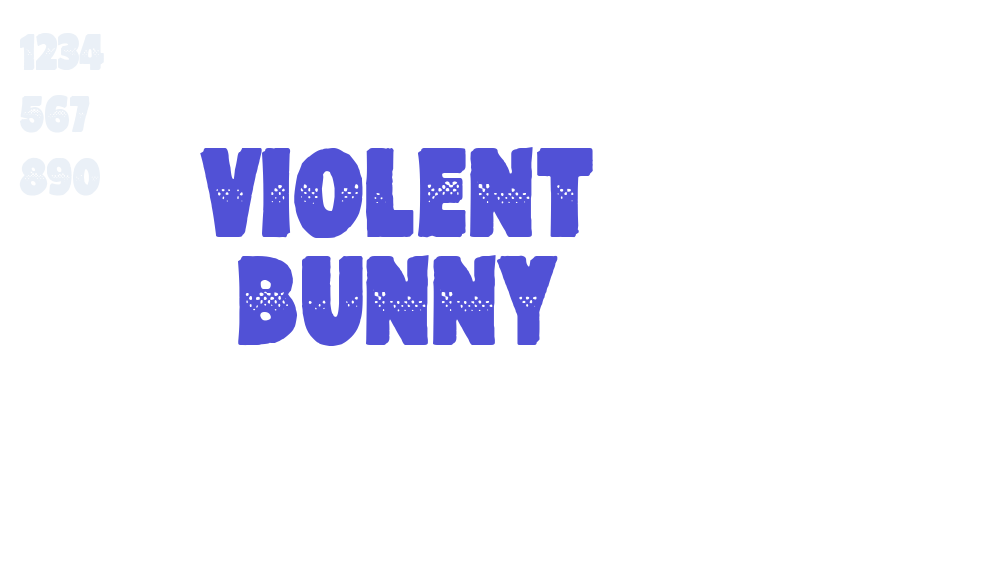 Violent Bunny-font-download