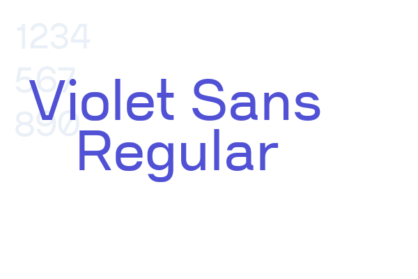 Violet Sans Regular