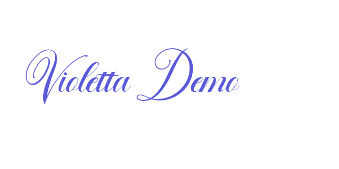 Violetta Demo Font Download