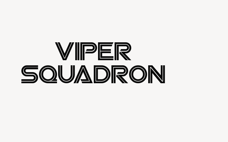 Viper Squadron Font