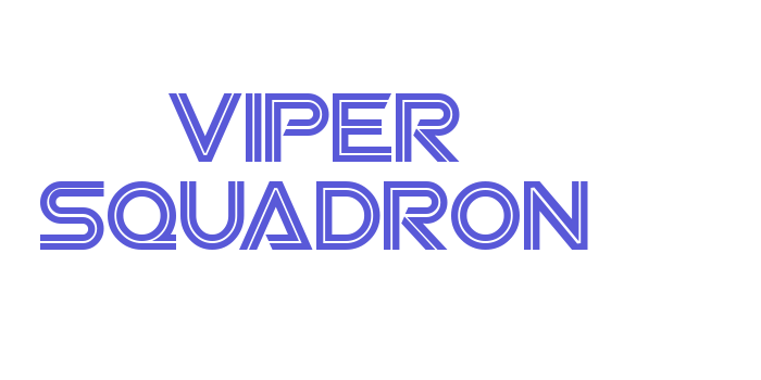 Viper Squadron Font Download