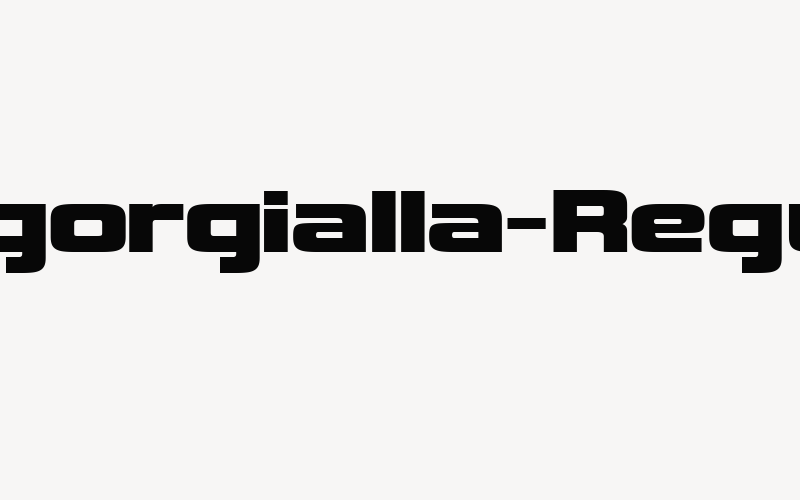 Vipnagorgialla-Regular Font