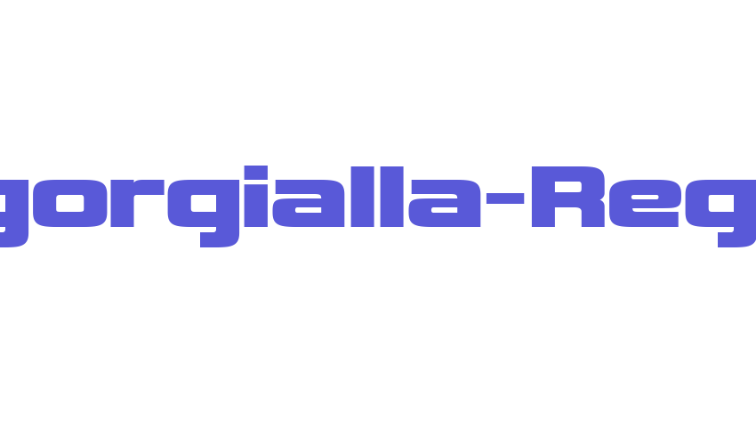 Vipnagorgialla-Regular Font