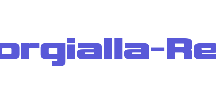 Vipnagorgialla-Regular Font