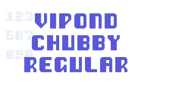 Vipond Chubby Regular font free