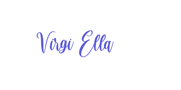 Virgi Ella Font Download