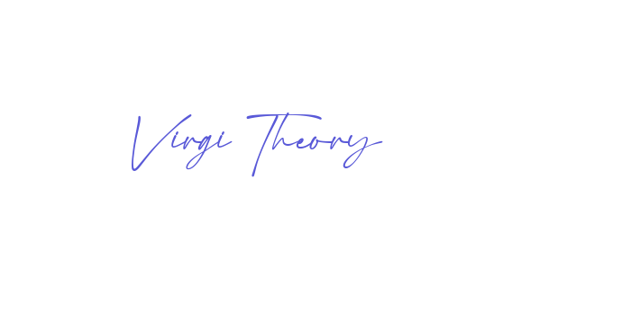 Download Virgi Theory Font