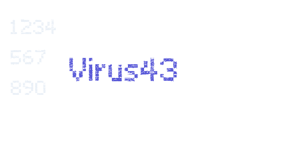 Virus43 font free