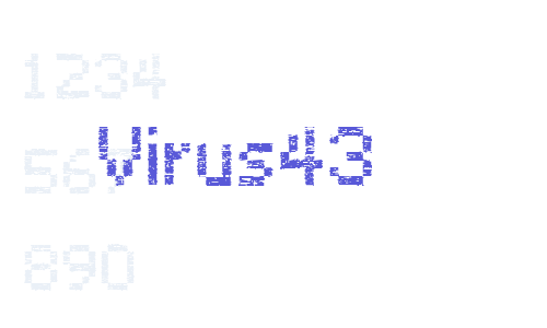 Virus43 Font