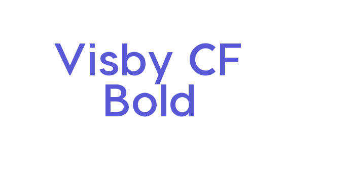 Visby CF Bold Font Download