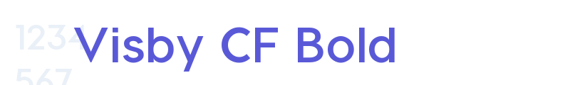 Visby CF Bold font download