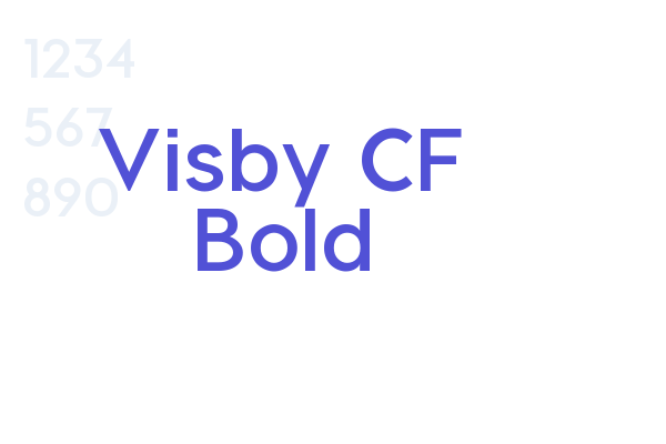 Visby CF Bold