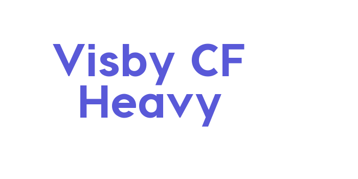 Visby CF Heavy Font Download