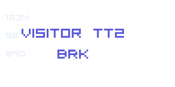 Visitor TT2 BRK font