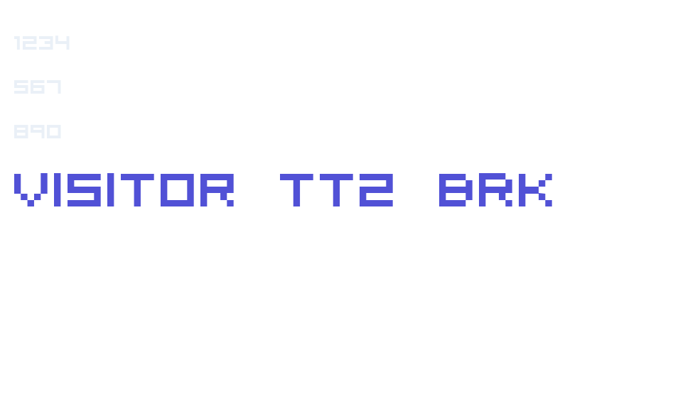 Visitor TT2 BRK-font-download