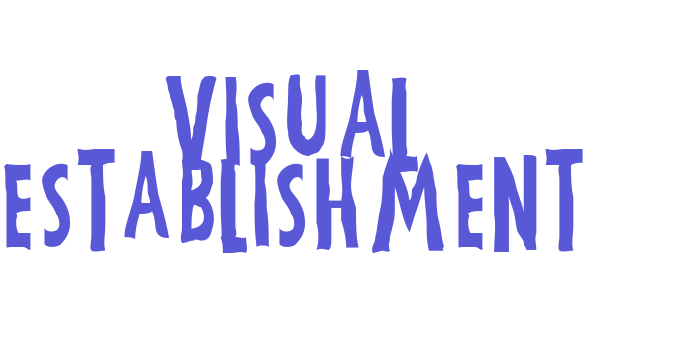 Visual Establishment Font Download