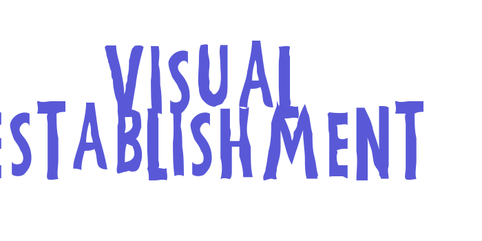 Visual Establishment Font