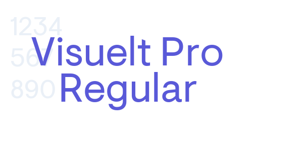 Visuelt Pro Regular font free