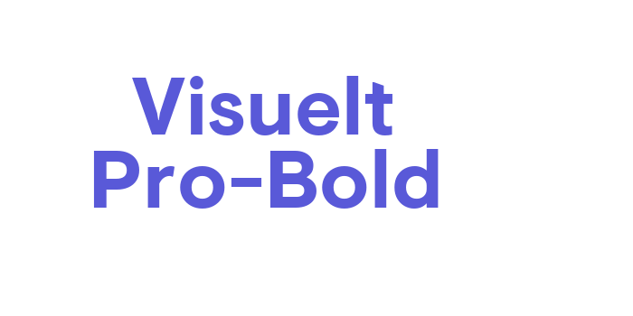 Visuelt Pro-Bold Font Download