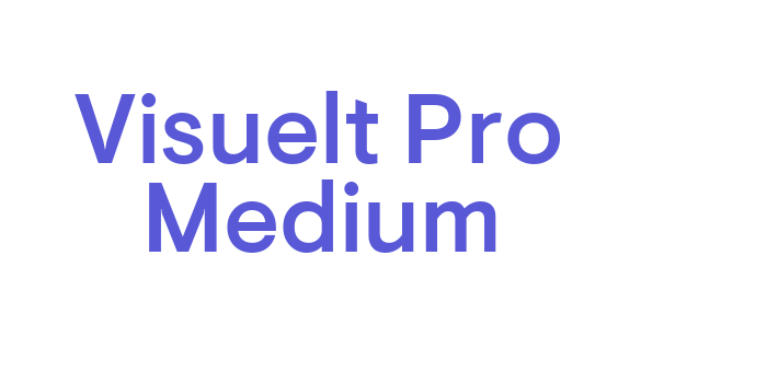 Visuelt Pro Medium Font Download