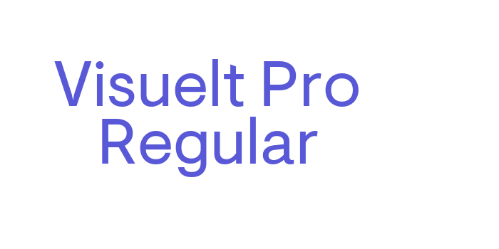 Visuelt Pro Regular Font Download