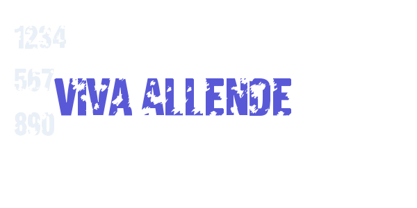 Viva Allende font free