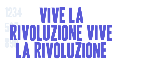 Vive la Rivoluzione Vive la Rivoluzione font free