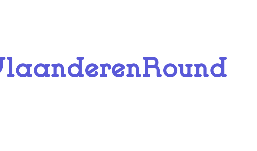 VlaanderenRound Font