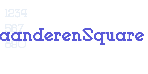 VlaanderenSquare font free