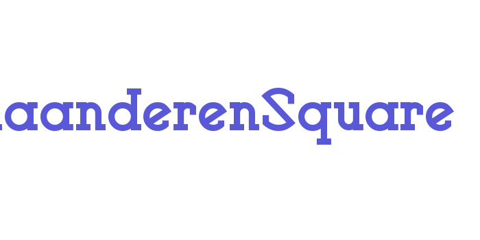 VlaanderenSquare Font Download