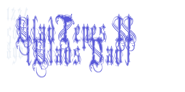 VladTepes II (Vlads Dad) font