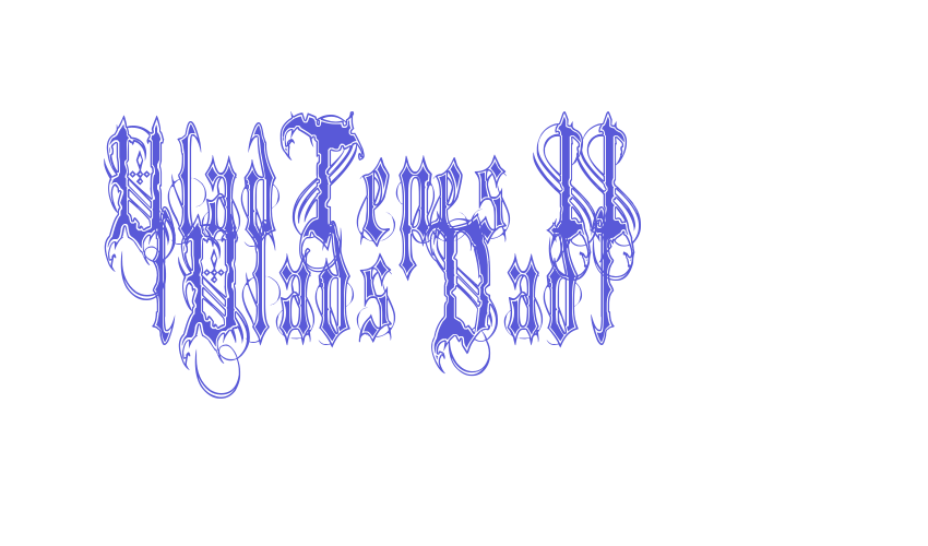 VladTepes II (Vlads Dad) Font Download