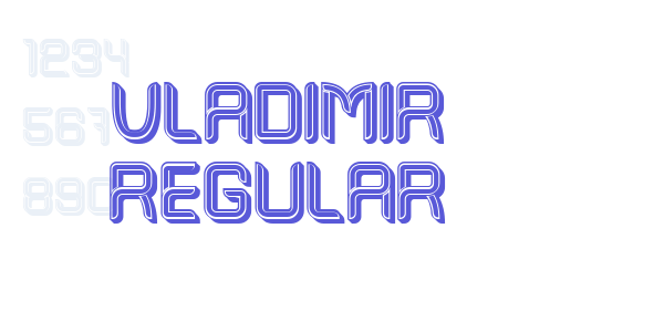 Vladimir Regular font free