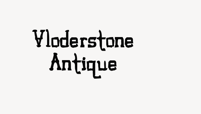 Vloderstone Antique font download