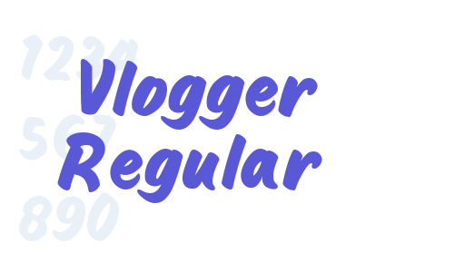 Vlogger Regular Font Download