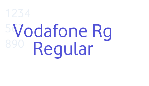 Vodafone Rg Regular font download